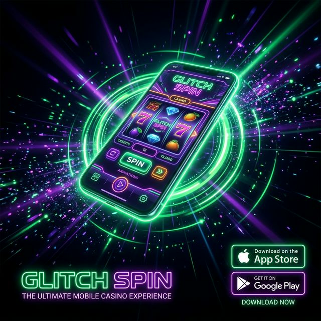 GlitchSpin Casino App auf iPhone