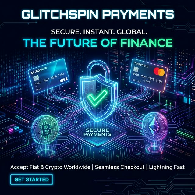 GlitchSpin Zahlungsmethoden